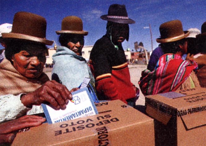 Vote in Bolivia